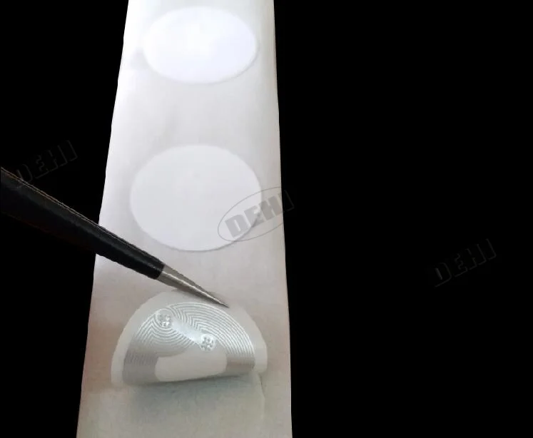 50 шт./лот NTAG216 NFC наклейки тег Dia.25mm для всех NFC телефонов