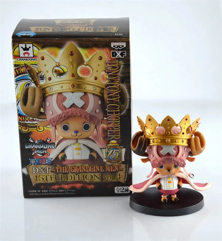 Buy 11cm Anime One Piece Chopper with Crown PVC Action