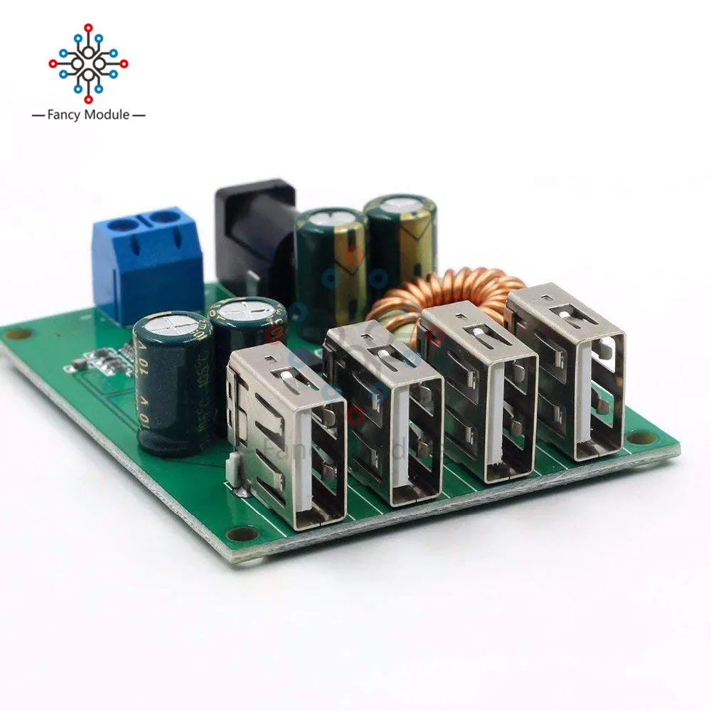 DC 9V 12V 24V 36V 48V 7 60V to 5V регулятор напряжения понижающий преобразователь 5A Вольт