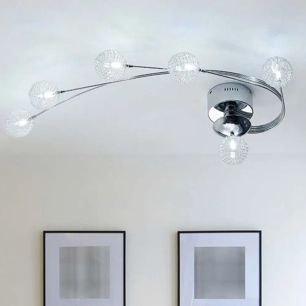 Современный алюминиевый потолочный светильник для гостиной, потолочный светильник для столовой, спальня, кабинет, Феникс, потолочный светильник