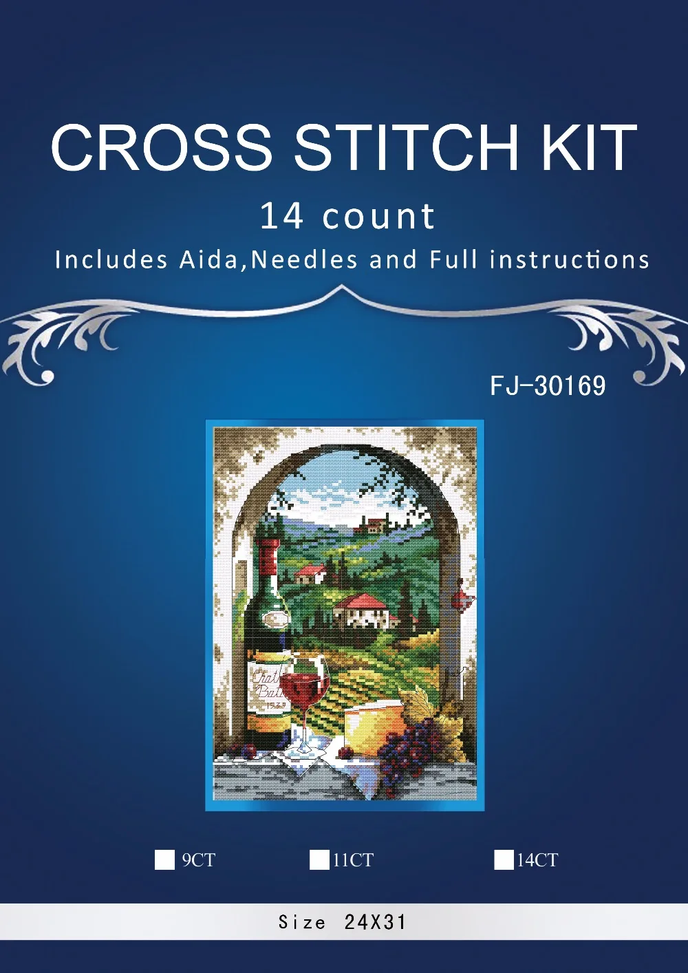 Милый Набор для вышивки крестом Тоскана виноград вино деревня dim 06972 697|counted cross stitch