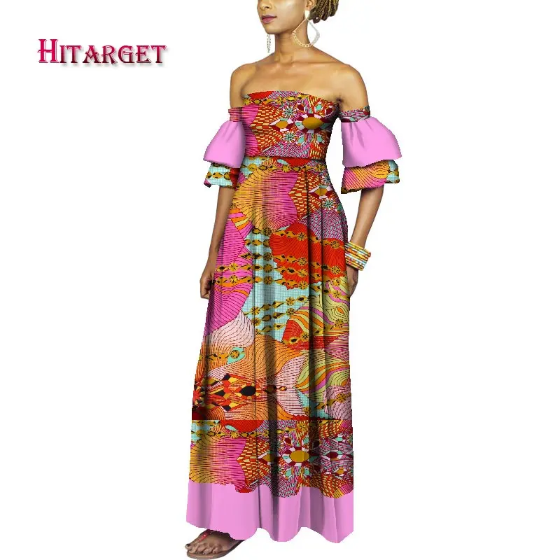 

African Dresses for Woman African tube top dress danshiki women dress african traditional clothing for women Customized WY3809
