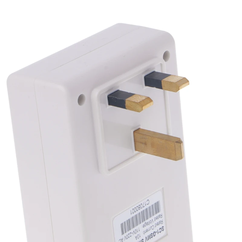 EU/UK 220V Phone RC Remote Wireless Control Smart Switch GSM Socket Power Plug