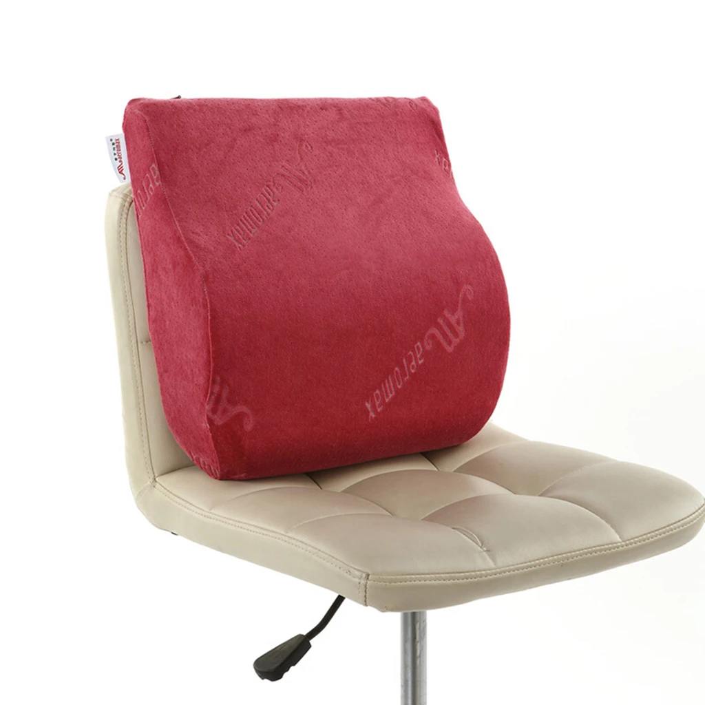 

Lightweight Memory Foam Pillow Lumbar Support for Office Chair & Car Seats