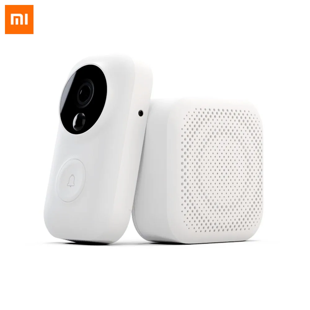 Original Xiaomi Zero AI Face Identification 720P Night Vision Video Doorbell Set Mi Smart Home APP