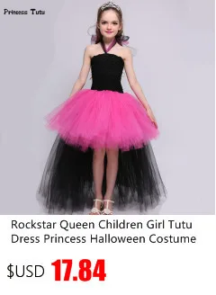 Сказочная балетная пачка с радужными цветами, платье с крыльями для девочек, фатиновое платье принцессы до колена, Детские праздничные платья для девочек, костюм на Хэллоуин