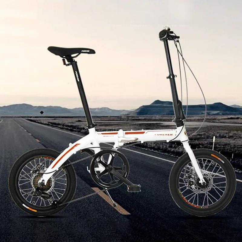 Clearance Folding Bicycle Aluminum Alloy Material 16 Inch 7 Speed Aluminum Front And Rear Disc Brake 5 Clearance Folding Bicycle Aluminum Alloy Material 16 Inch 7 Speed Aluminum Front And Rear Disc Brake 5