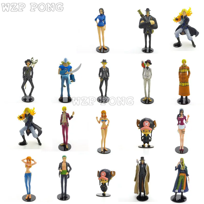 

ONE PIECE Anime Toy Luffy Roronoa Zoro Nami Sabo FRANKY Sanji Killer Baby5 Chopper Model Doll Action Figure Kids Gift Brinquedos