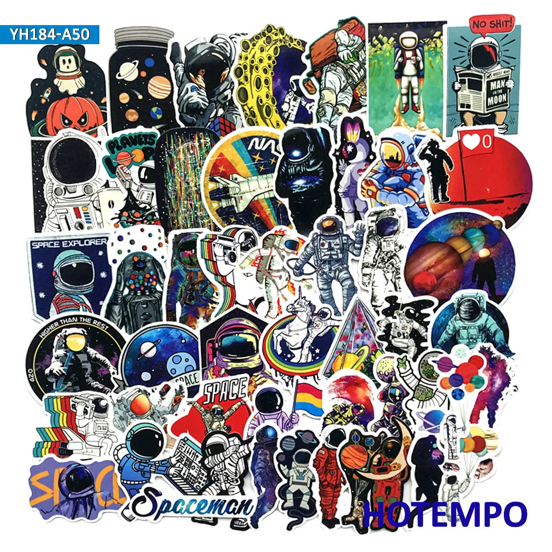 50pcs Outer Space Stickers Alien UFO Astronaut Rocket Ship Planet for Mobile Phone Laptop Luggage Skateboard Bike Car Stickers 50pcs Outer Space Stickers Alien UFO Astronaut Rocket Ship Planet for Mobile Phone Laptop Luggage Skateboard Bike Car Stickers