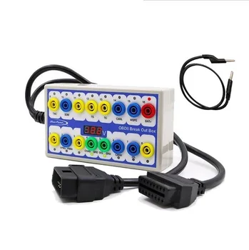 

OBDII Protocol Detector & Break Out Box OBDII Protocol Break Out Box OBD2 Diagnostic Connector Automotive Electrical Testers