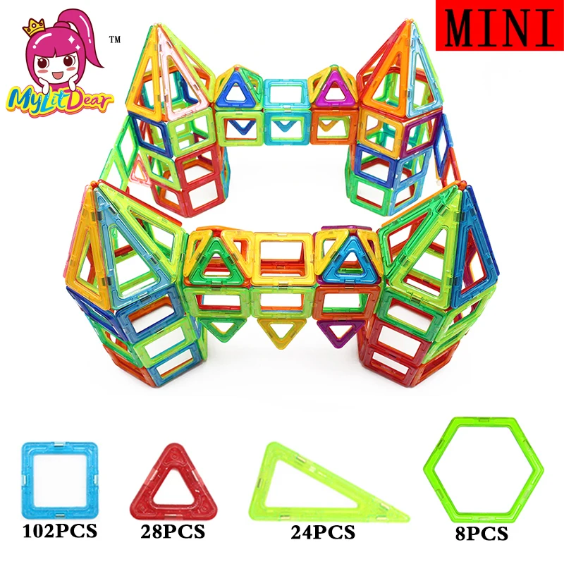 MylitDear 162PCS Castle Mini Enlighten Bricks Educ...