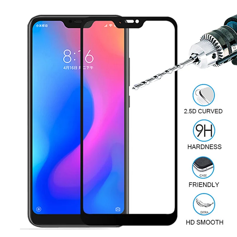 Защитное стекло на Xiaomi mi a2 lite light a1 6x 5x redmi 6 pro защита для экрана полное покрытие из закаленного стекла на mi a 2 2 lite