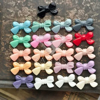 

6Pcs Resin Vintage Style Bow Tie Cameo Flat Back Cabochon 23x14x5mm For Jewelry Accessories Wholesale RB0769