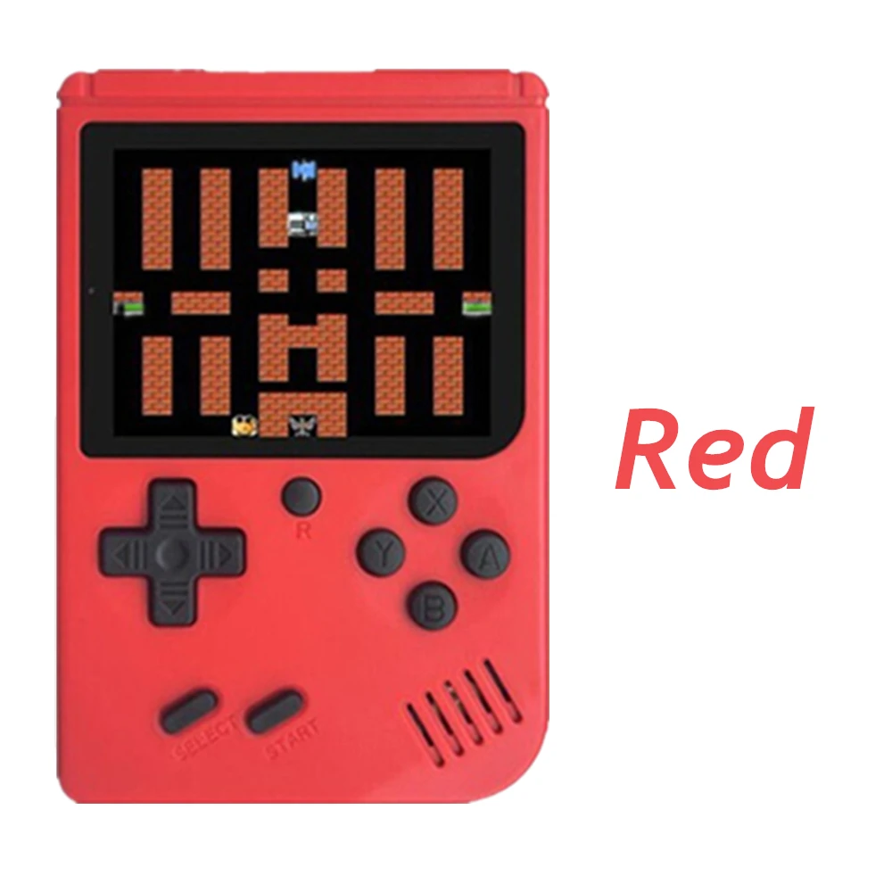 Портативная Ретро портативная мини-игра 8 бит 168 игры дети мальчик ностальгические плееры видео игровая консоль для ребенка Ностальгический плеер - Цвет: Red