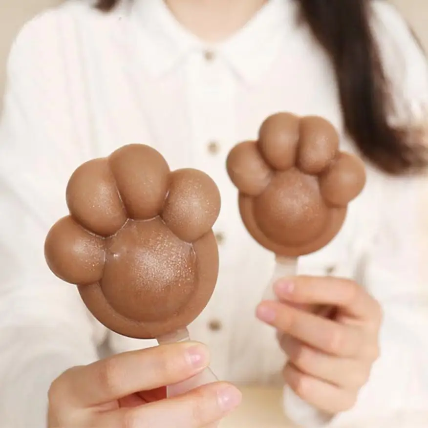 

Dog Paws Shape Ice Cream Mould Popsicle Ice Cream Maker Molds Tray Creative Tool For Kids Party Happy Sale ap608