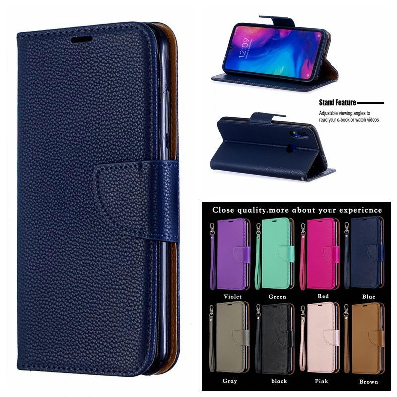 

Redmi Note 7 Pro Case on for Xiaomi Redmi Note 7 Pro Cover for Xiaomi Redmi 7 Capa Fashion Flip Wallet Leather Phone Case Coque