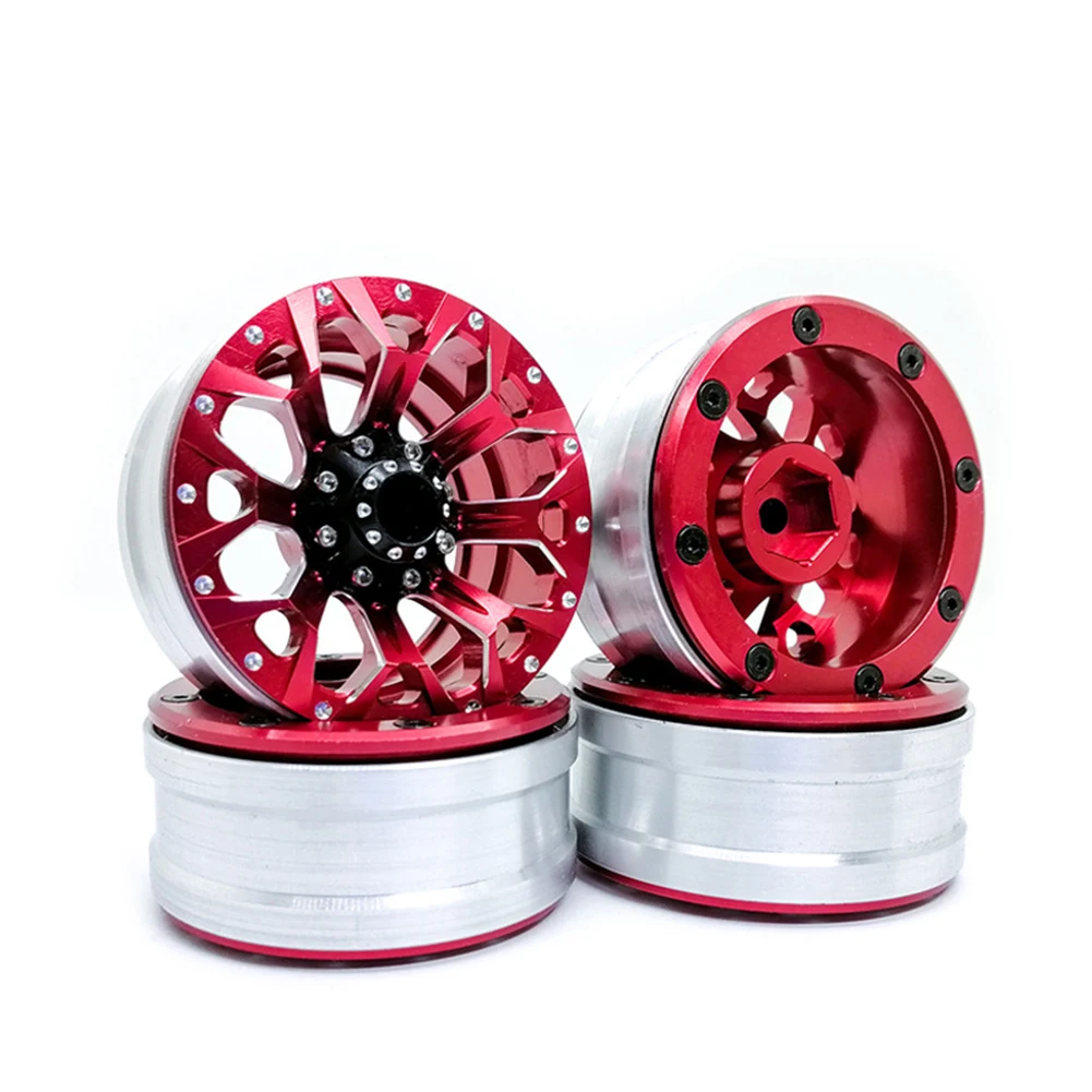 

For RC Cralwer RC Car Wheels 1.9'' Durable Spare Parts Crush-resistant 1:10 Replacement Axial Shock-proof Toys Bead Lock SCX10