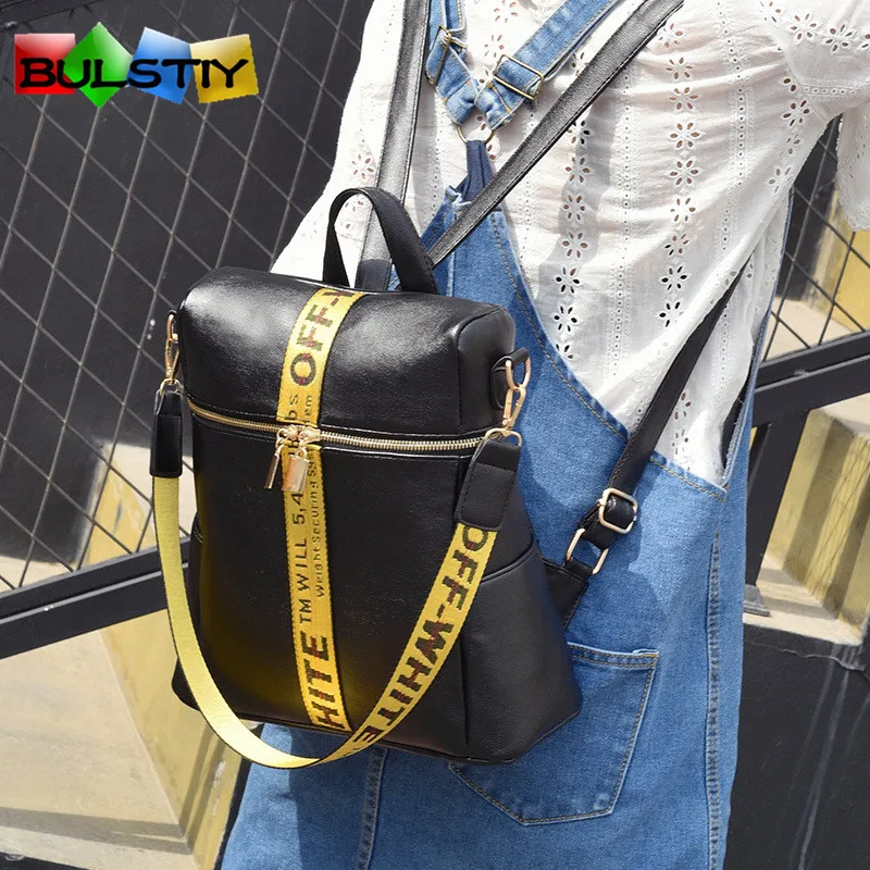 Mochilas Real Kpop 2017 New Travel Backpack Female Bags Korean Women Leisure Student Schoolbag Soft Pu