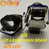 DLAND JGL BI LED lentille de projecteur LASER 3 pouces, avec un EXCELLENT faisceau bas et assistance LASER LED ► Photo 1/6
