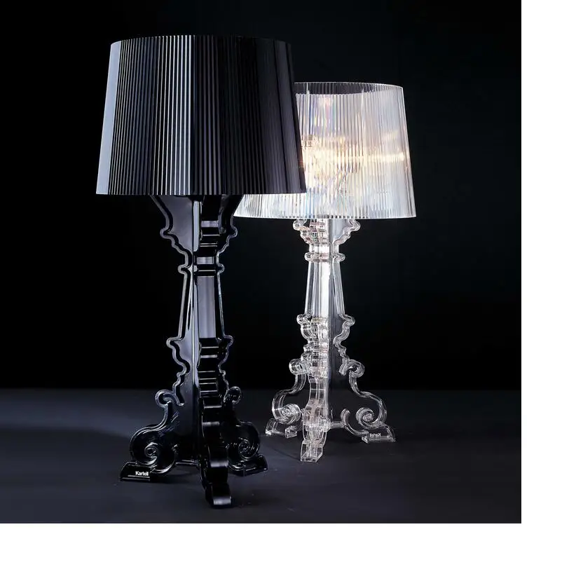 Free shipping H70cm LED Clear Acrylic Table Lamps Bedroom Bedside