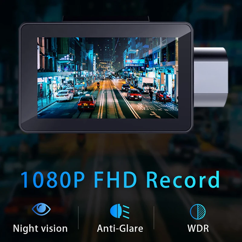 Phisung K9 dash cam pro 3G Автомобильный видеорегистратор с Android GPS log двойной объектив 1080p