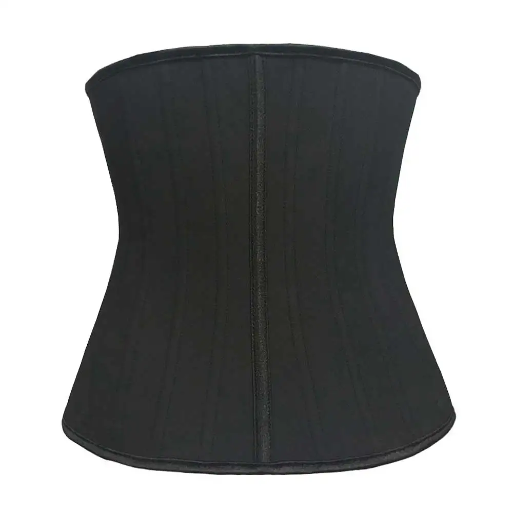 NB1311-02 Atbuty Zipper and hooks Latex Waist Trainer 25 Steel boned Waist Cincher Corset Workout Slim Body Shaper Girdles (9)