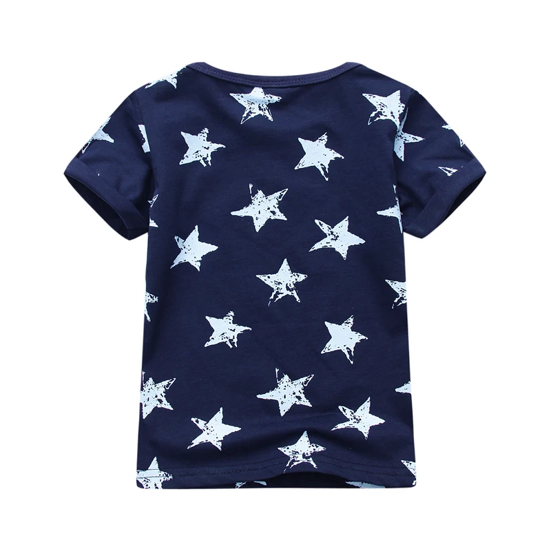 SAILEROAD Cotton Star Детские Мальчики Топы Футболка Для Новых Летних Малышей