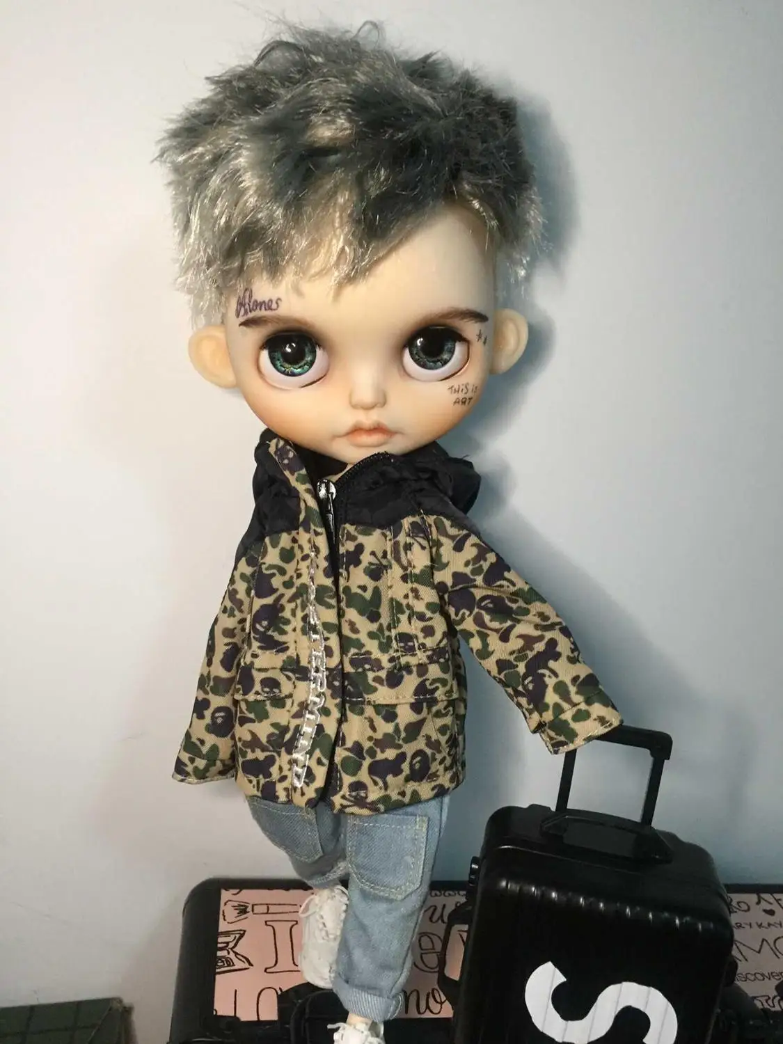 

customization doll , Nude blyth doll,cool boy (not include clothes)
