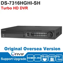 DS-7316HGHI-SH Hik DVR 16CH Turbo HD DVR TVI DVR H.264 Up to 2MP resolution, Two-way audio, Up to 6 TB capacity for HDD