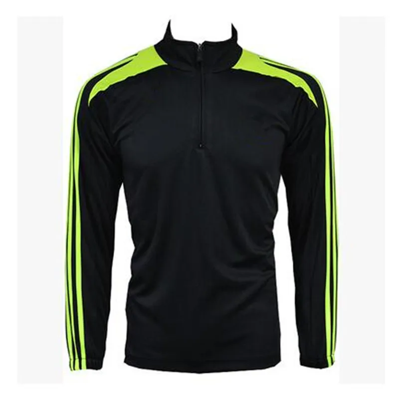 Брендовая детская и взрослая мужская футбольная тренировочная футболка для бега, фитнеса, спорта, уличная спортивная одежда - Цвет: green