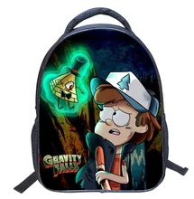 New Cartoon Gravity Falls Little Children Backpacks Kindergarten School Bags Printing Backpack for Girls Boys Mochila Infantil