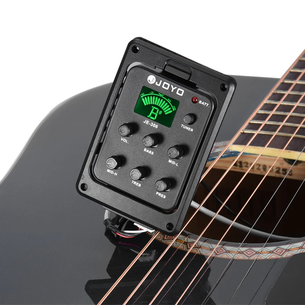 JOYO JE 306 5 Band EQ Equalizer Acoustic Guitar Piezo Pickup Guitar