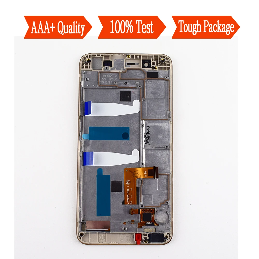 

For Huawei GR3 TAG-L21 / Enjoy 5S LCD L13 L01 L03 L22 L23 CL00 LCD Display + Touch Screen Digitizer Sensor Assembly + Frame