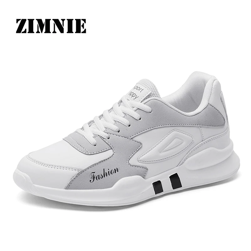 

ZIMNIE Brand Fashion Cow Leather Splice Suede Shoes Men Popular Contrast Color Shoes Young People Walking Shoes Big Size 39~47