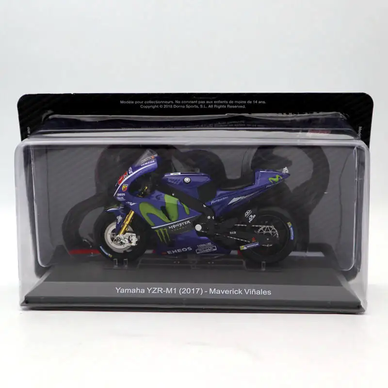 

1:18 Yamaha YZR-M1 2017 Maverick Vinales MOTO GP ALTAYA #25 Diecast Models Limited Edition Collection
