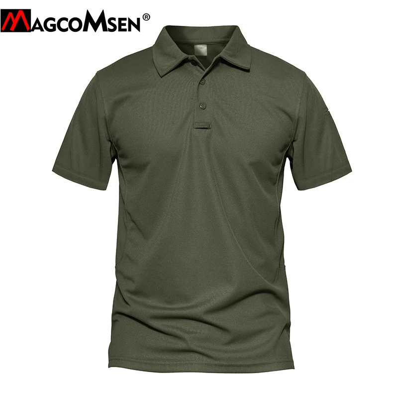 

MAGCOMSEN Tactical T-shirts Men Summer Short Sleeve Quick Drying Military T-shirts Army Combat Tee Shirts Airsoft Hike Clothing