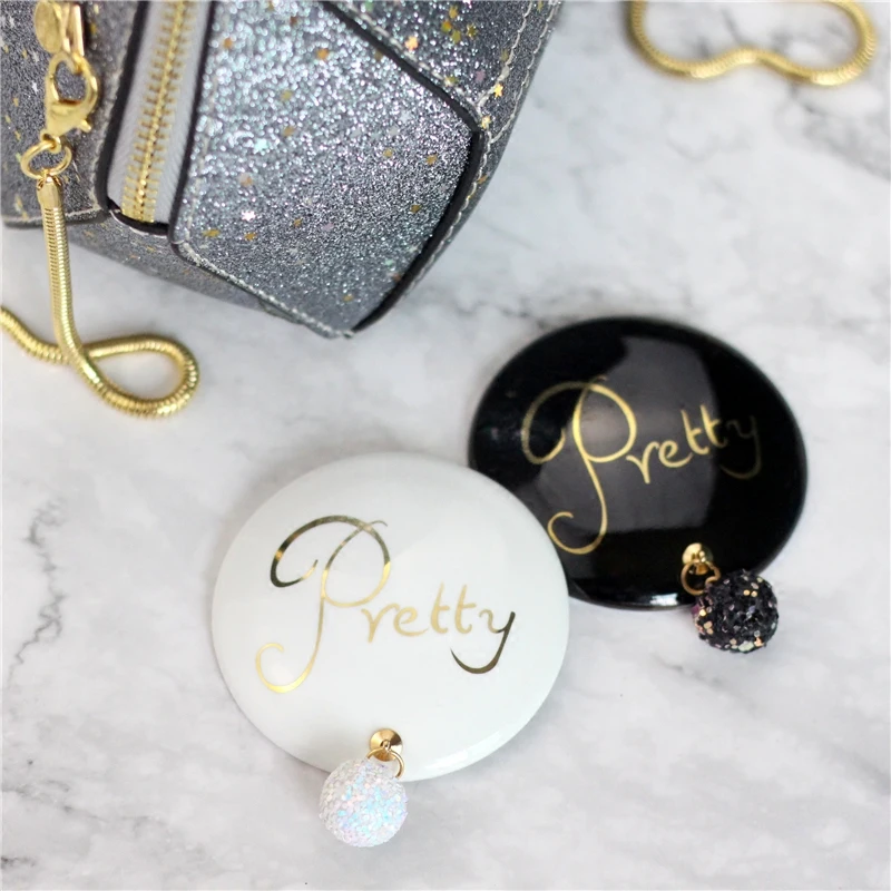 2 шт./партия Цвет розовый белый черный Для женщин керамические портативное