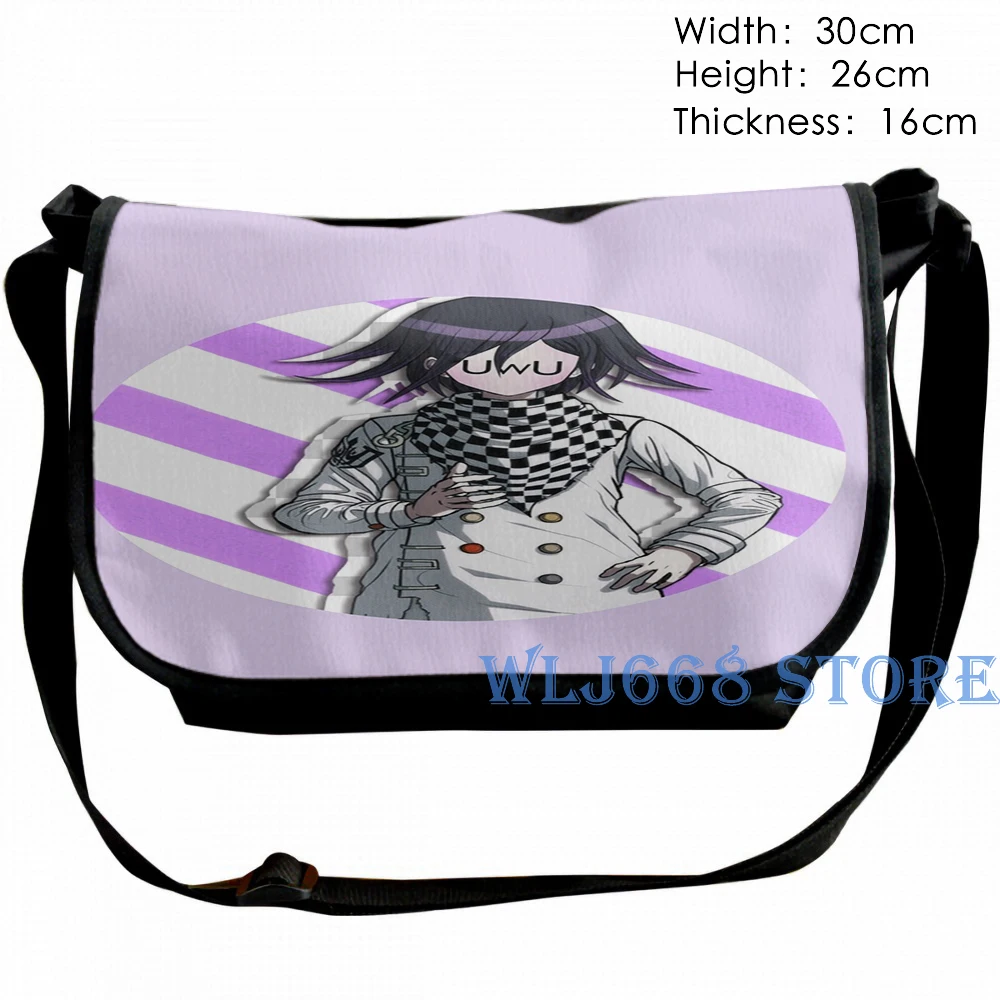 Наплечные сумки с забавным графическим принтом женский рюкзак Danganronpa Kokichi Ouma на