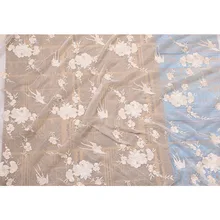 Шелковая шитая кружевом ткань ткани блестки женские на заказ