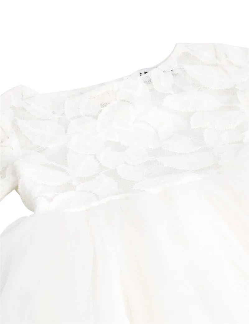 Новейшая модель платья с цветочным узором для девочек, белый/кремовый цвет, праздничные платья для причастия, платья для конкурса красоты, платья для девочек, детские платья для свадьбы