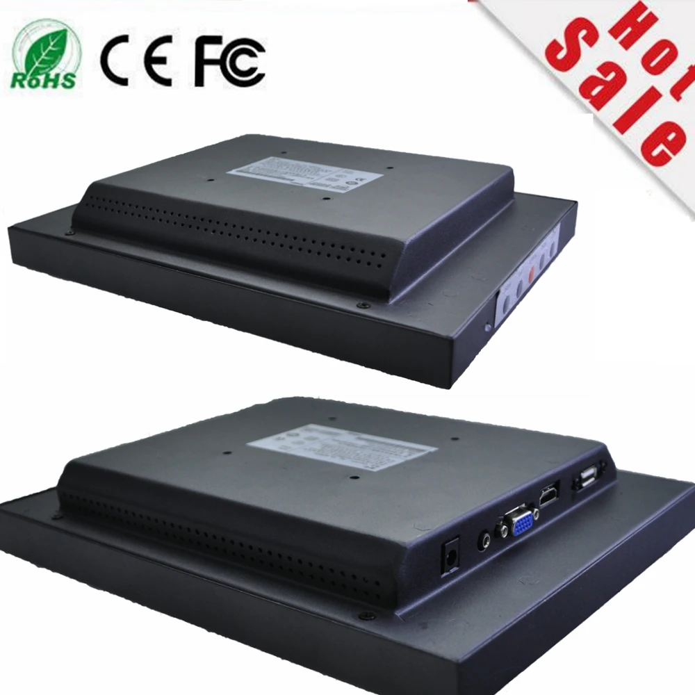 Panel Computer Ordenador Hdmi Vga Input Capacitive Multi Touch Screen Industrial Monitor Waterproof Metal Casing Usb Control