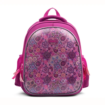 Grizzly школьные рюкзаки для девочек с рисунком кота геометрический цветочный принты Детская школьная Рюкзаки Нейлон водостойкий
