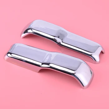 

2Pcs Silver Exterior ABS Chrome Left Right Front Hood Decoration Trim Cover Car Accessories Fit For Jeep Wrangler JL 2018 2019