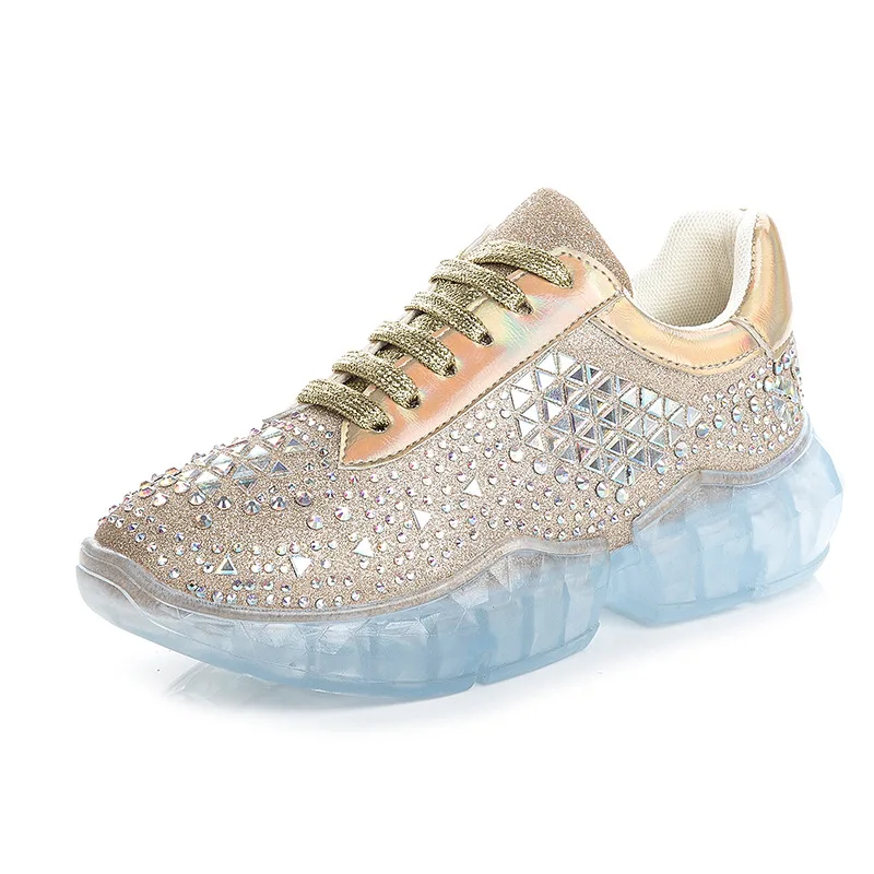 silver designer sneakers