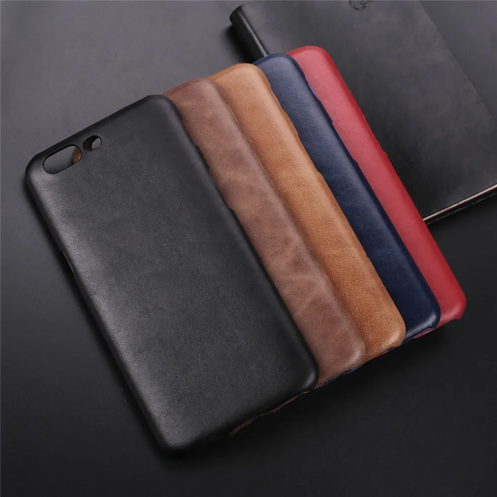 

Luxury brand design genuine leather back cover case For oneplus 5 phone cases and covers shell