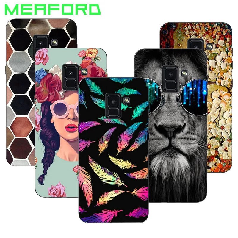 

Coque For Samsung Galaxy A8 2018 Case Cover Soft TPU Silicone Cover Cartoon Case For Samsung Galaxy A8 2018 A530 Phone Funda
