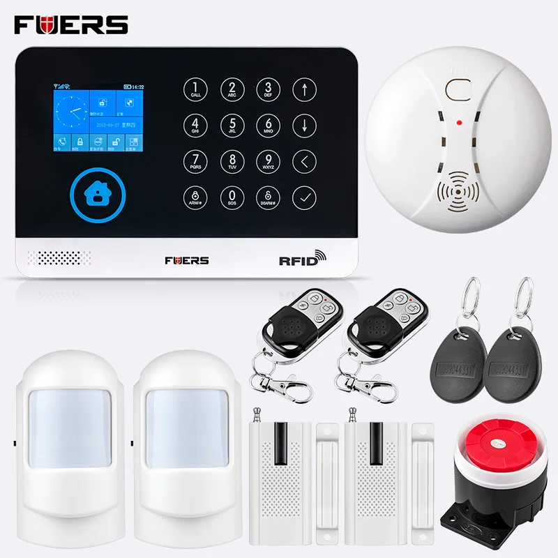 FUERS WG11 GSM беспроводная домашняя охранная система сигнализации приложение