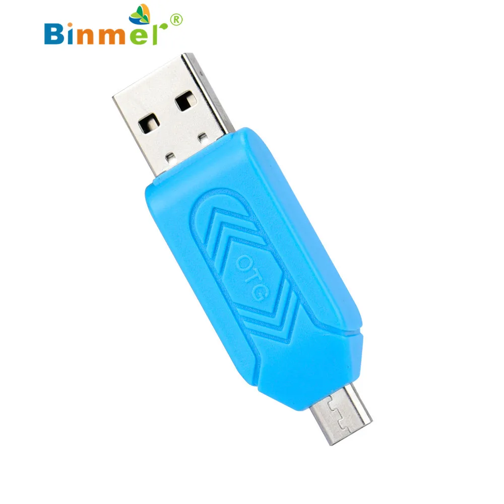 ECOSIN2 Card Reader MINI USB 2,0 + OTG Micro SD/SDXC TF Card Reader адаптер U диска карты ReaderApril11