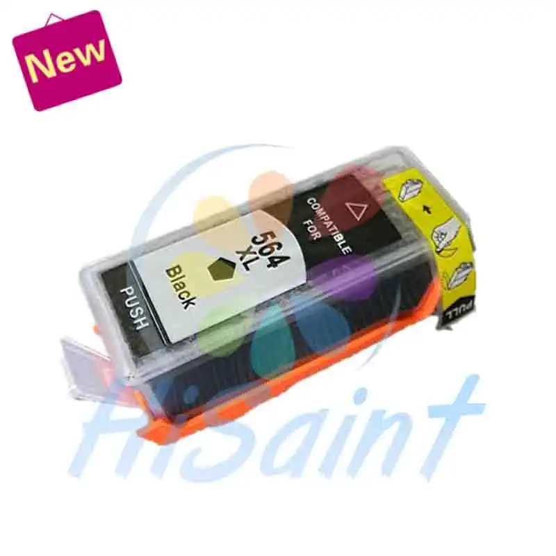 

hisaint compatible ink cartridge for hp 564XL for hp B8550/B8500/D5400/D5468/7510/Plus AIO B209a inkjet Printer Free shipping