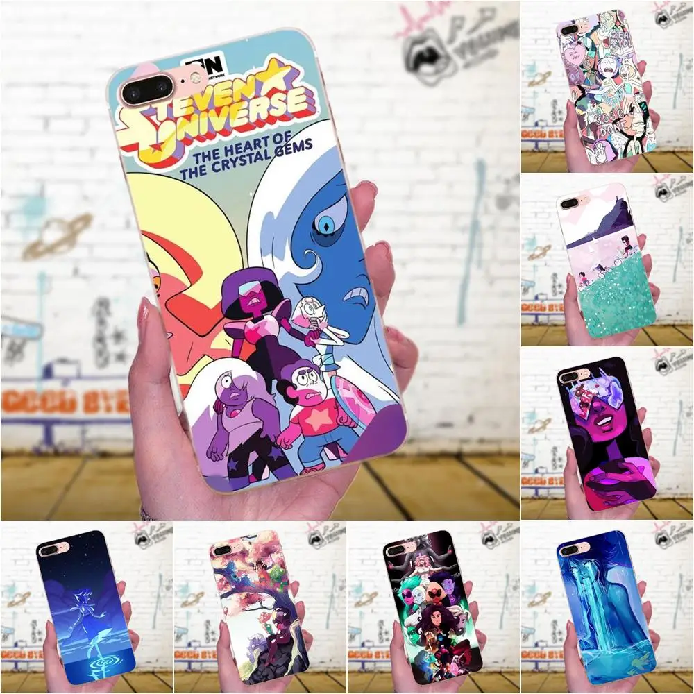 Мягкий мобильный телефон Steven Universe Doodle Crystal Gem Для Galaxy J1 J2 J3 J330 J4 J5 J6 J7 J730 J8 2015 2016 2017 2018